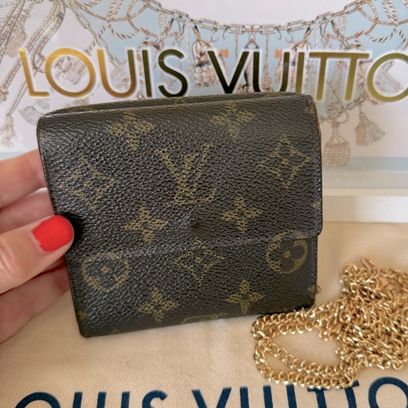Louis Vuitton Vintage Monogram Compact Wallet with Chain - Picture 7 of 14